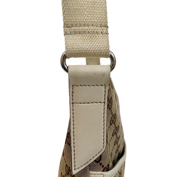 Gucci GG Crossbody Bag with Adjustable Strap - Canvas and Leather - Vintage Y2K - Picture 3 of 15